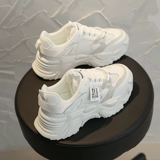 2024 New in plus Velvet Warm Platform Sports Shoes Women Comfort Snow Boots Female Chunky Sneaker Woman Winter Sneakers