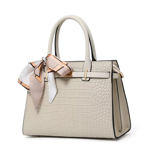 Leather Bag,Women'S Handbag, Cowhide Cross-Body Bag, 2024 New Style, Light and Luxurious, Mother Bag, Large Capacity